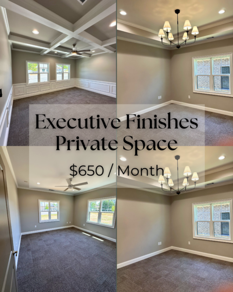 Private office suite interiors at Beacon Pointe Building 300 Bogart Georgia