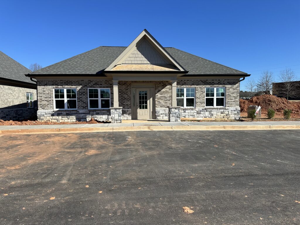 New commercial office building under construction in Bogart, Georgia